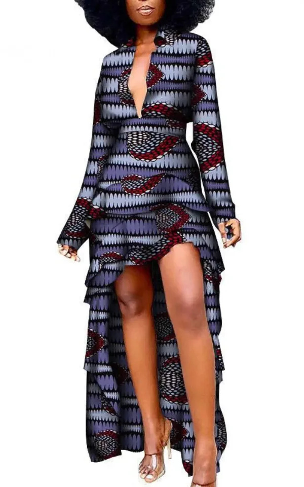 Robe à imprimé africain pour toutes occasions