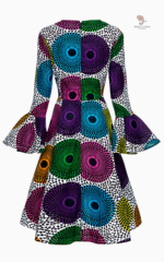 Robe longue femme inspirée de la culture africaine