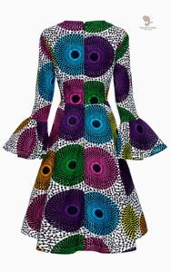Robe longue femme inspirée de la culture africaine