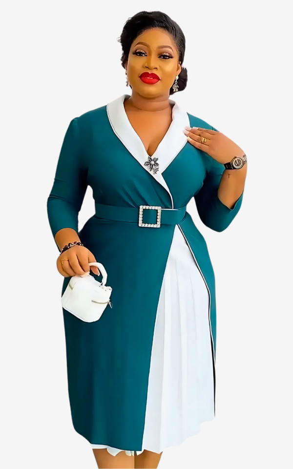 Vêtements traditionnels africains, robe longue chic