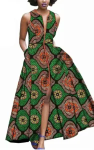 Robe Africaine Femme colorée et élégante