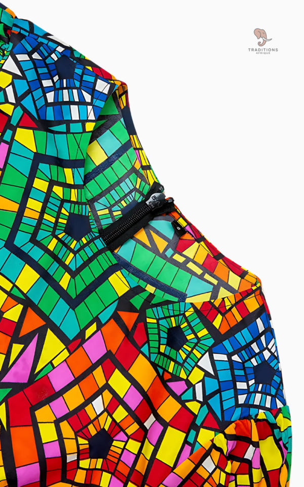 Robe longue pour femme, style africain unique