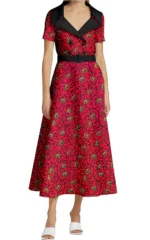 Robe longue avec imprimé wax unique