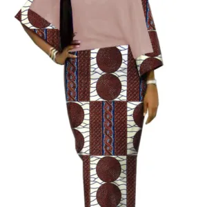 Robe Longue Imprimé Africain Femme
