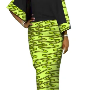 Robe Moulante Imprimé Traditionnel