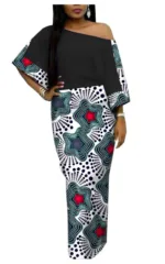 Vêtement Africain Élégant pour Femme