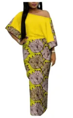 Robe Colorée Imprimé Ethnique