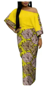 Robe Colorée Imprimé Ethnique