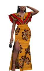 Robe africaine femme colorée et élégante