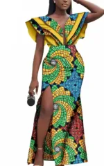 Robe Maison Africaine en imprimé traditionnel