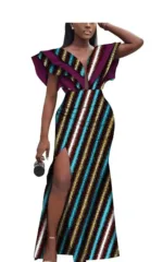 Robe longue style africain pour femmes