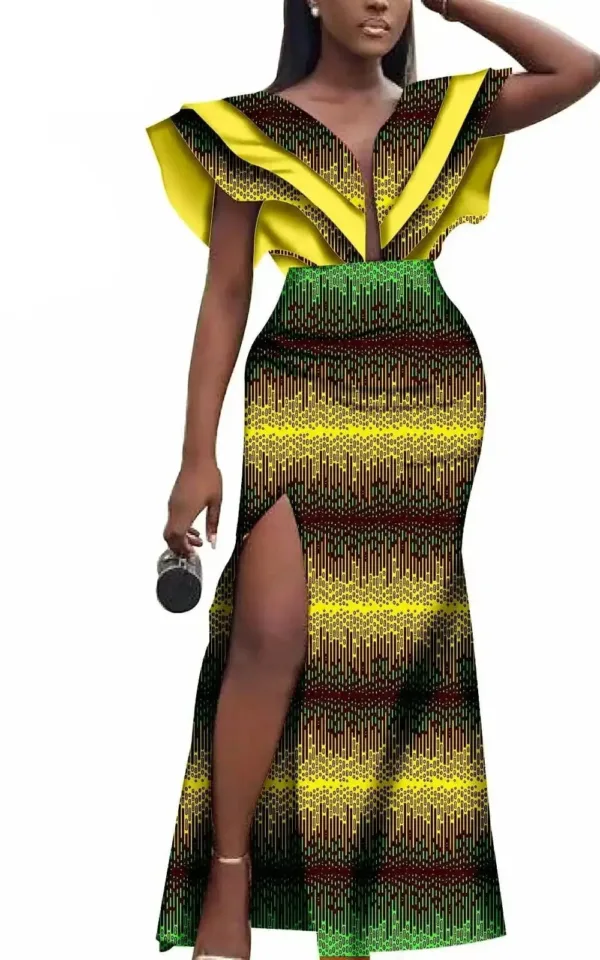 Robe traditionnelle africaine pour soirées