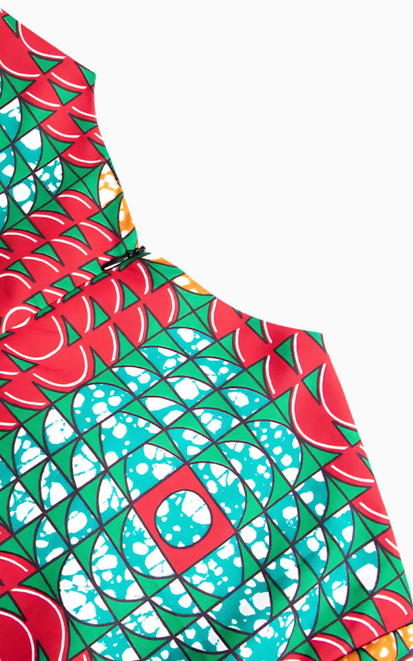 Robe d'été colorée style africain pour femme