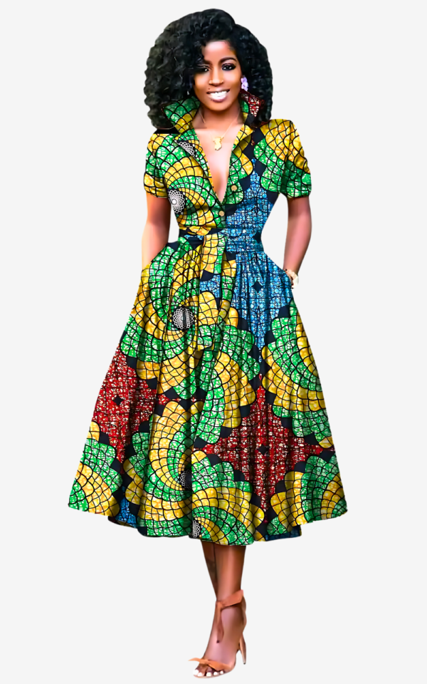 Vêtement à la mode aux influences africaines
