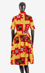 Robe colorée au style africain