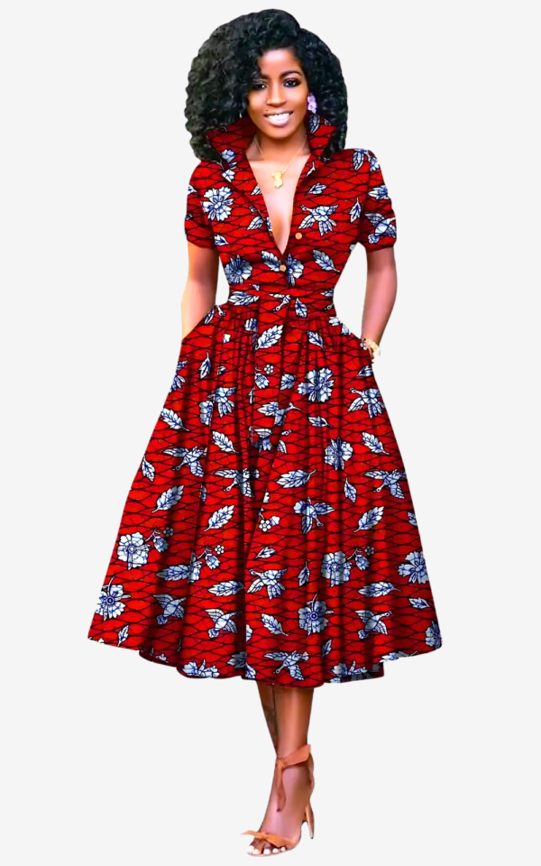 Design unique de la robe traditionnelle