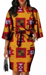 Robe femme motif africain pour un look inédit