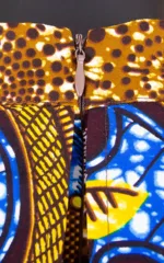 Robe longue à motifs africains pour l'été
