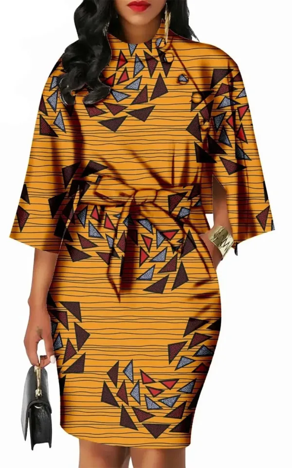 Robe stylée inspiration africaine pour femmes