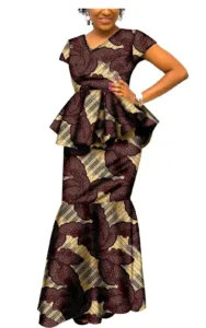 Robe en pagne pour occasions spéciales