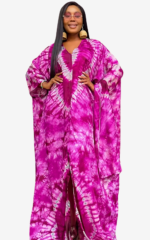 Vêtements afro-chic : robe papillon élégante
