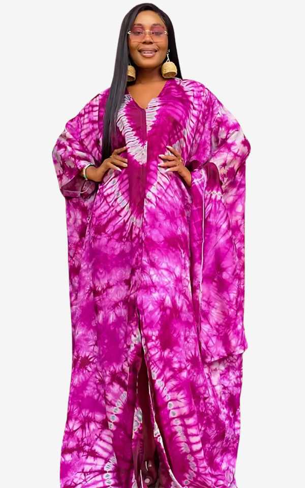 Vêtements afro-chic : robe papillon élégante