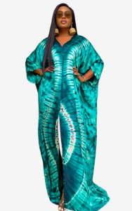 Robe femme en tissu africain avec design papillon