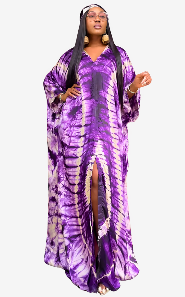 Robe Papillon avec motifs culturels africains
