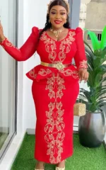 Robe longue pour festivités africaines