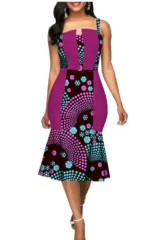 Robe africaine pour femme, élégante et colorée