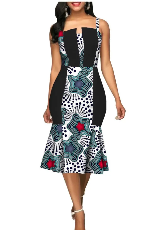 Vêtement africain pour femme, robe chic