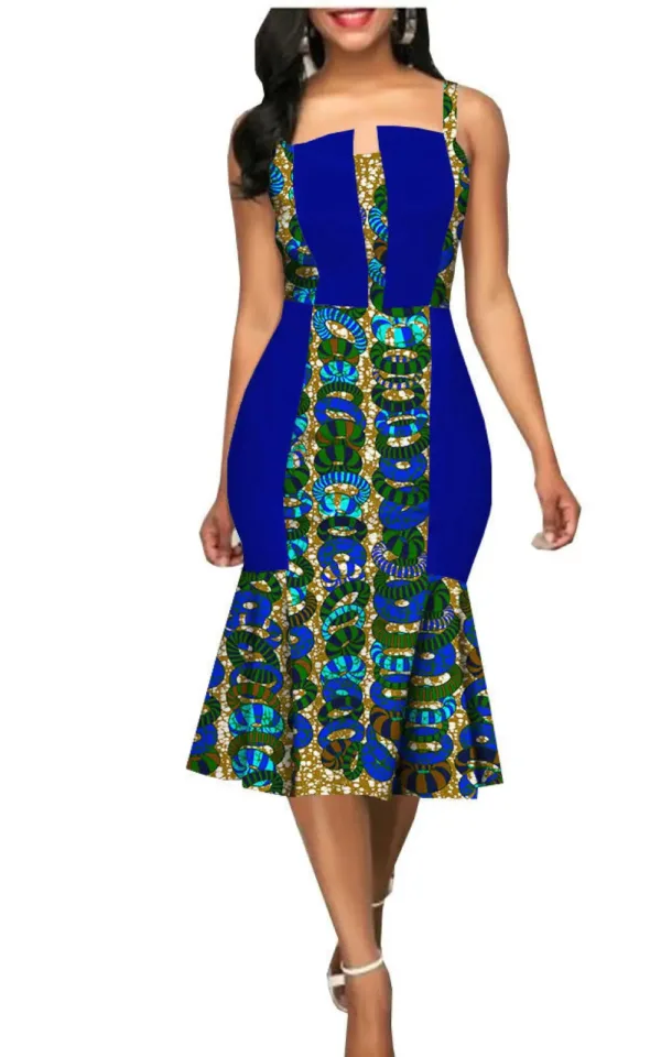 Robe moderne inspirée de la mode africaine