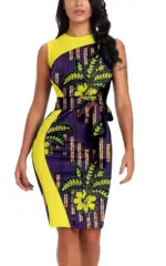 Robe d'été en tissu africain pour un style unique