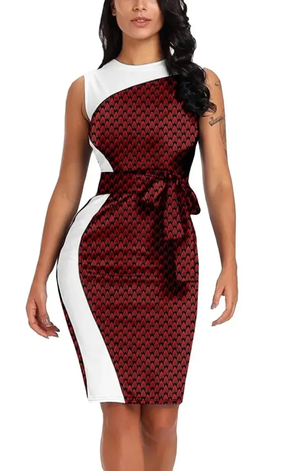 Robe africaine avec motifs vibrants pour toutes occasions