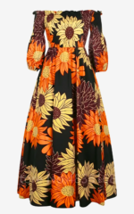 Robe élégante en tissu africain pour toutes occasions