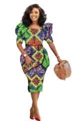 Robe à motifs africains pour un style décontracté