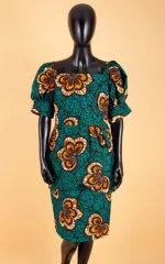 Robe africaine élégante en tissu coloré