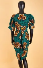 Robe d'été en tissu africain stylée