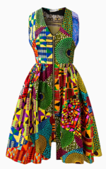 Robe africaine traditionnelle pour femme élégante