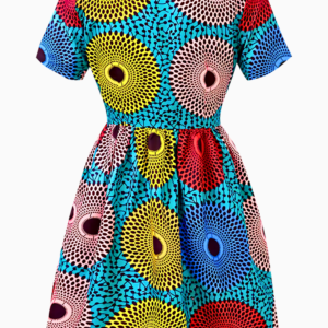 Robe Africaine avec style veston pour un look chic