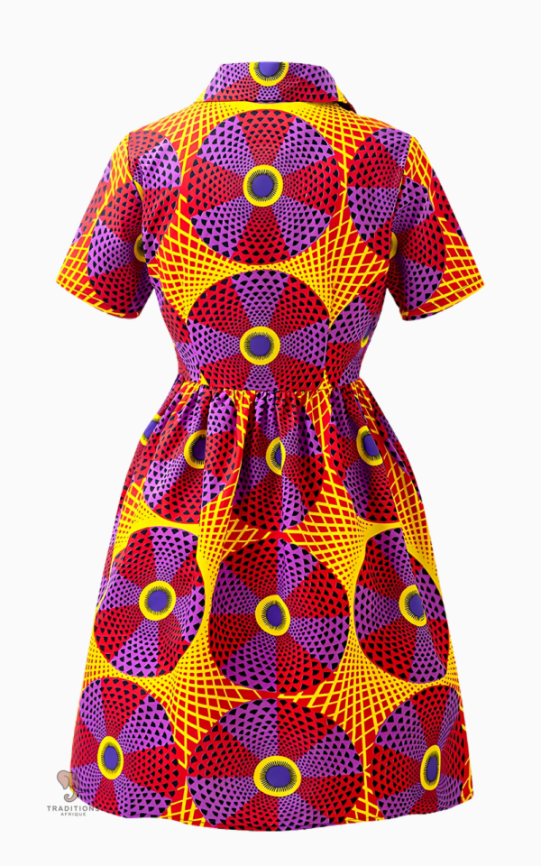 Style africain moderne, robe veste femme