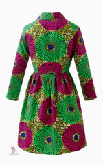 Veste robe femme inspirée de motifs africains