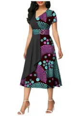 Robe à motifs ethniques pour un style unique
