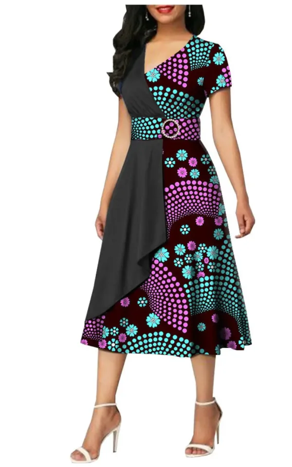 Robe à motifs ethniques pour un style unique