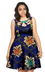 Robe Wax femme, idéale pour des événements festifs