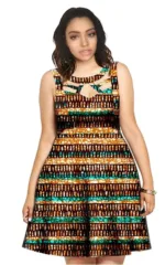 Robe longue en tissu Wax pour occasions spéciales