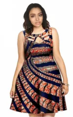 Robe femme en tissu wax, confort et style
