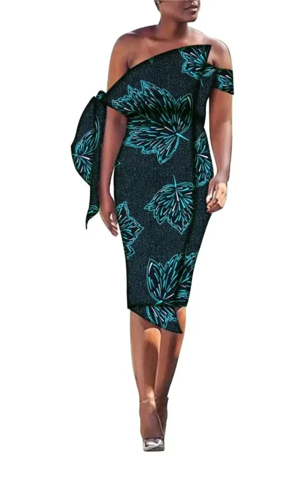 Robe en tissu wax pour un look africain unique