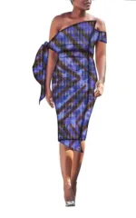 Robe d'inspiration africaine aux couleurs vibrantes