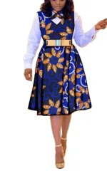 Robe tendance en tissu culturel africain
